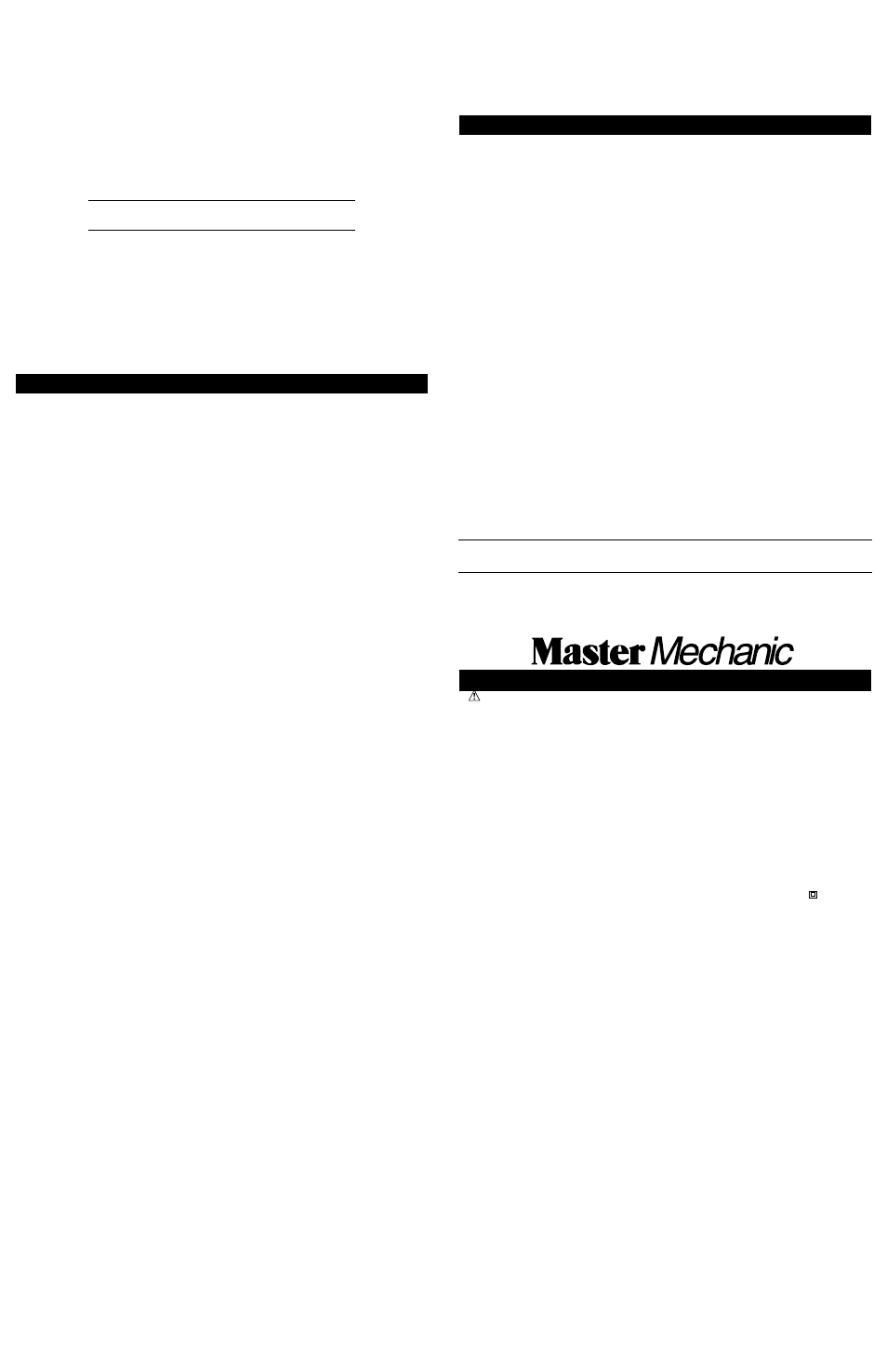Manual de instrucciones, Sierra caladora con velocidad variable tv400 | Black & Decker Master Mechanic 389995-00 User Manual | Page 3 / 4