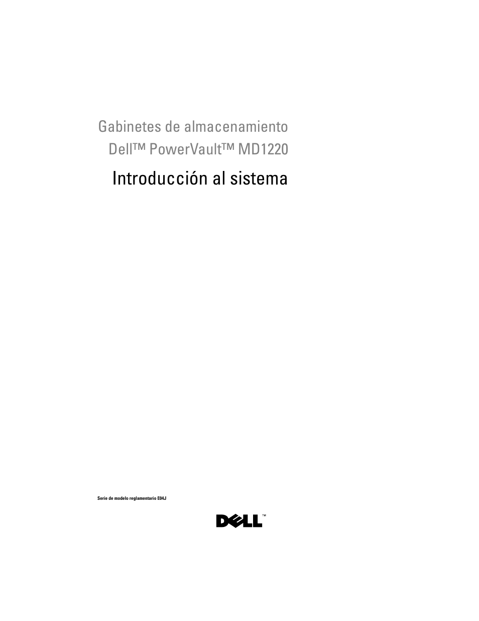Introducción al sistema | Dell PowerVault MD1220 User Manual | Page 39 / 54