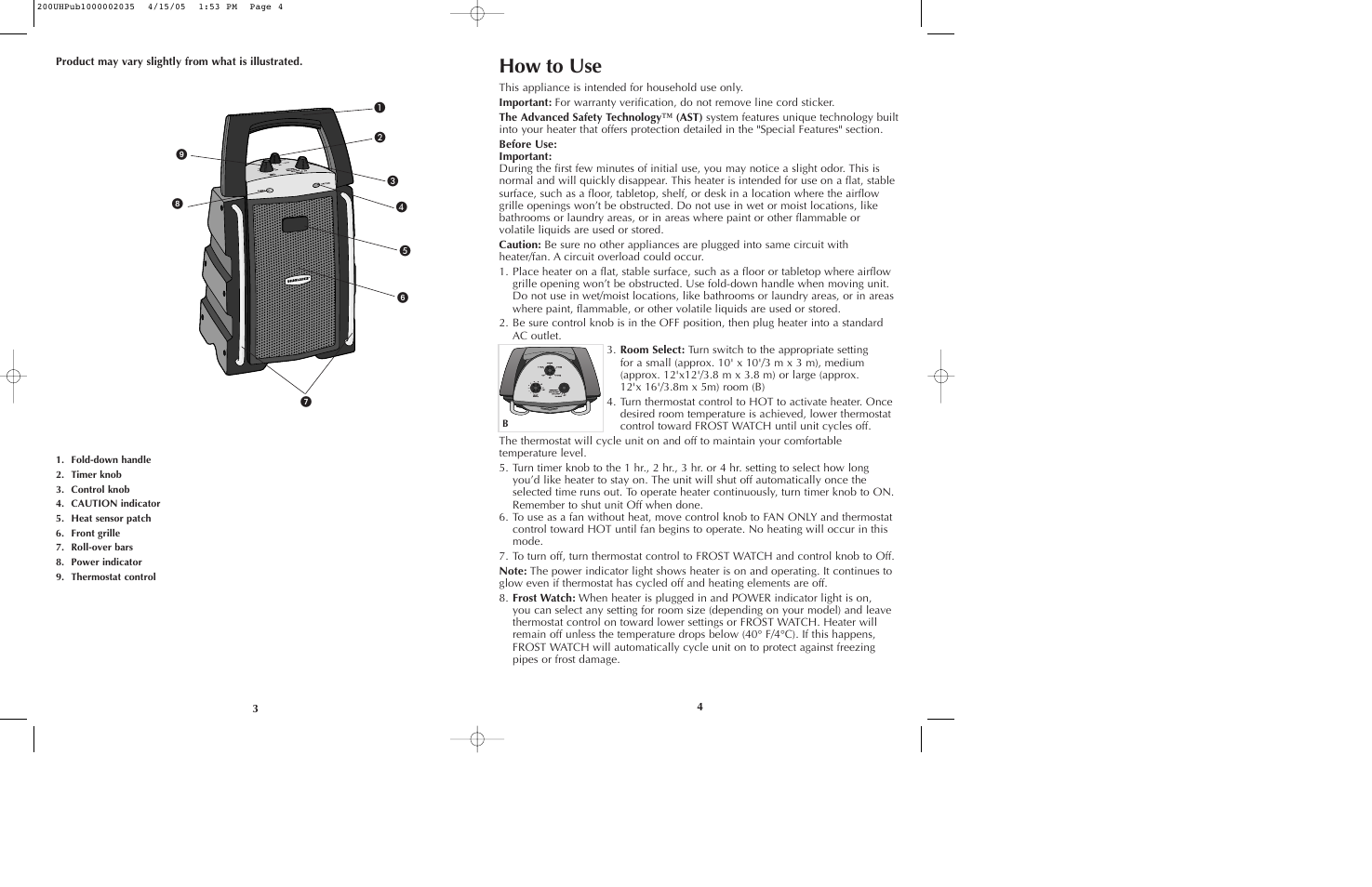 How to use | Black & Decker 200UH User Manual | Page 3 / 13