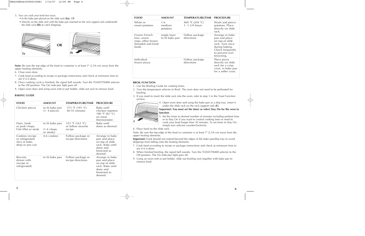 Black & Decker TRO620 User Manual | Page 4 / 17