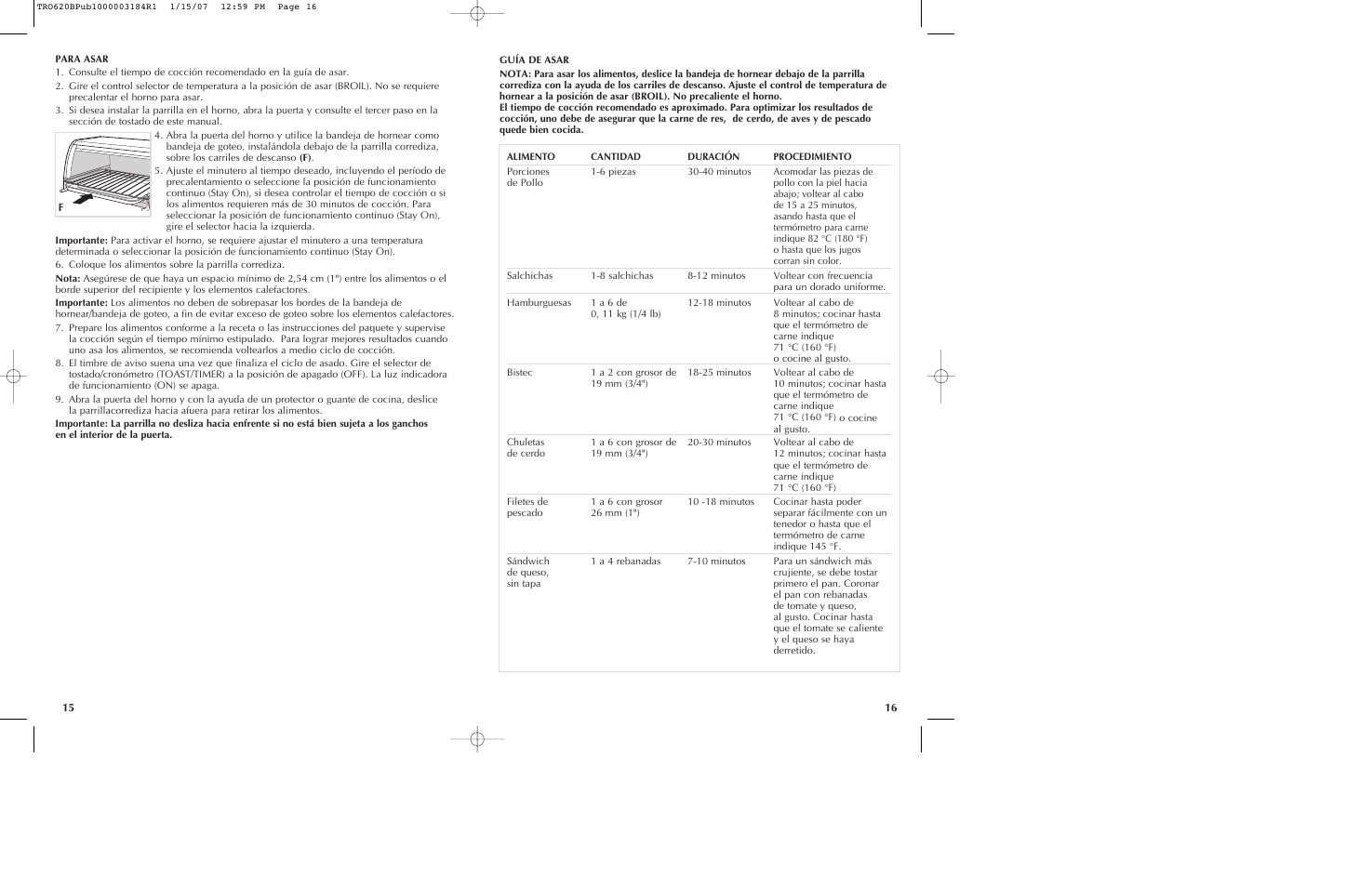 Black & Decker TRO620 User Manual | Page 9 / 17
