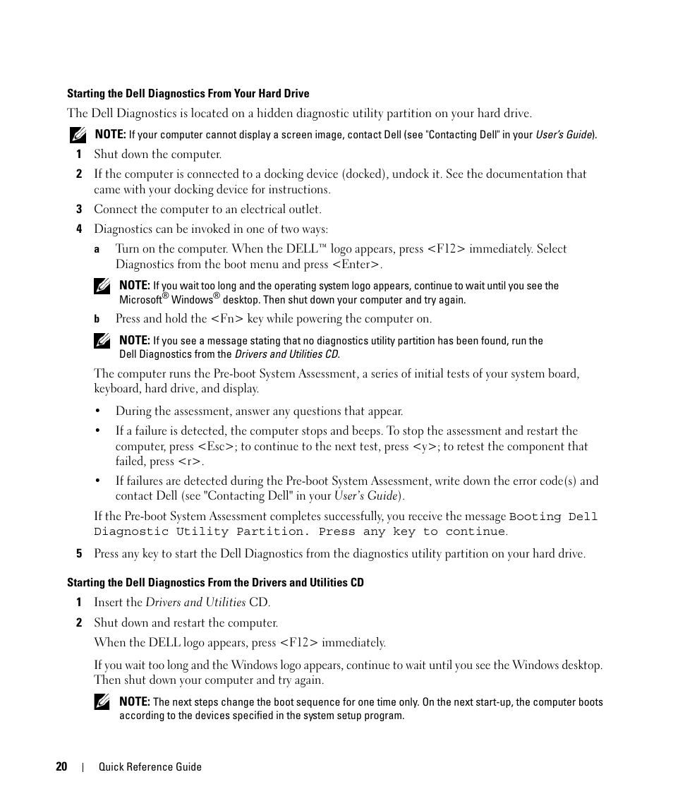 Dell Latitude D420 User Manual | Page 20 / 148