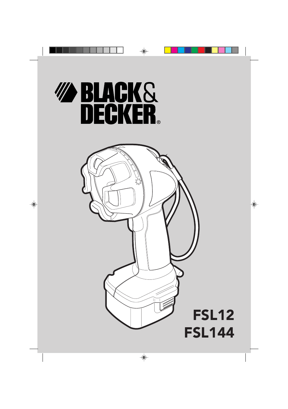 Black & Decker FSL12 User Manual | 12 pages