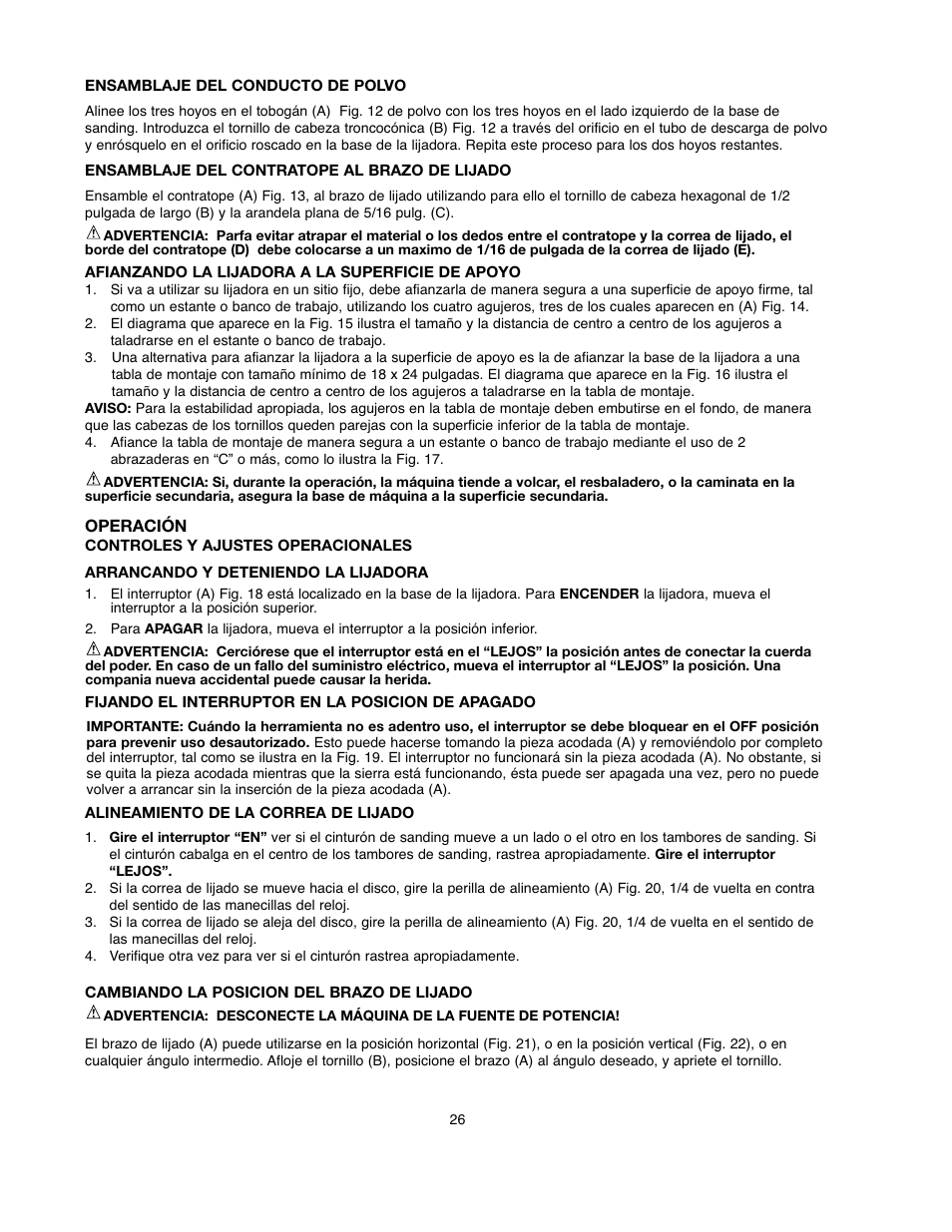 Black & Decker BDSA100 User Manual | Page 26 / 40
