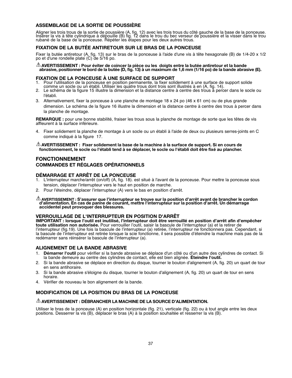 Black & Decker BDSA100 User Manual | Page 37 / 40