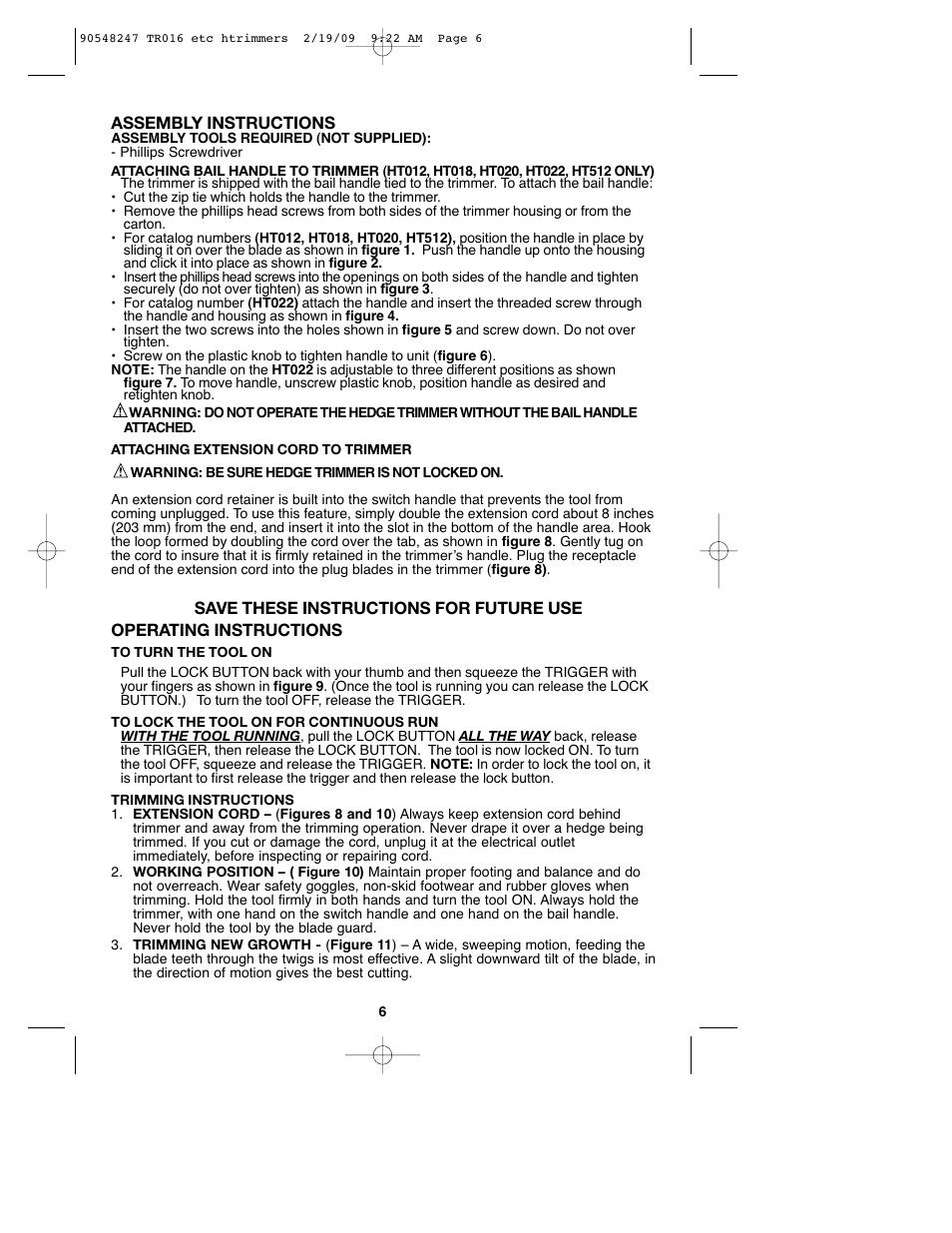 Black & Decker TR017 User Manual | Page 6 / 24