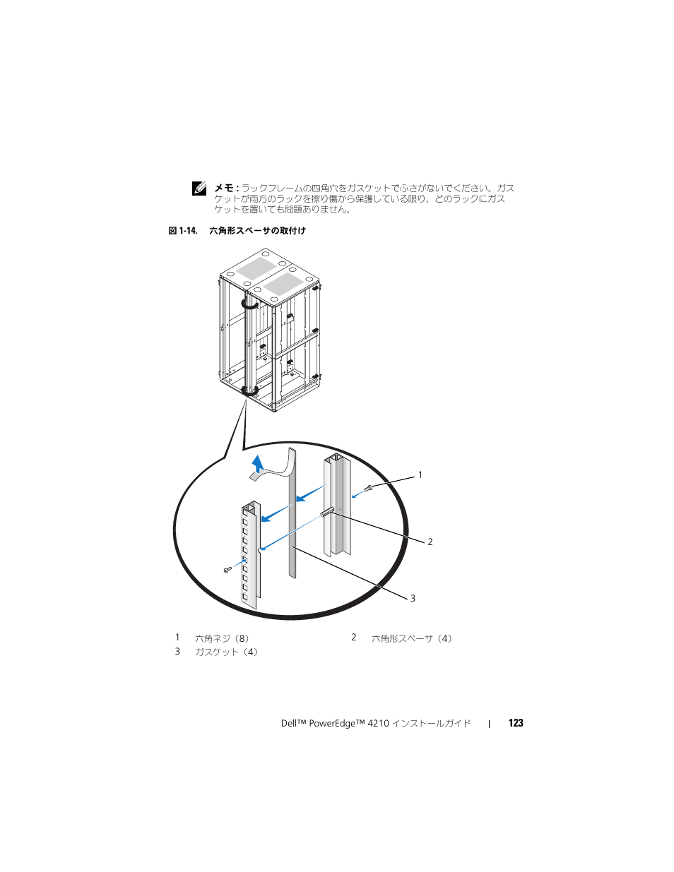 Dell PowerEdge Rack Enclosure 4210 User Manual | Page 125 / 162