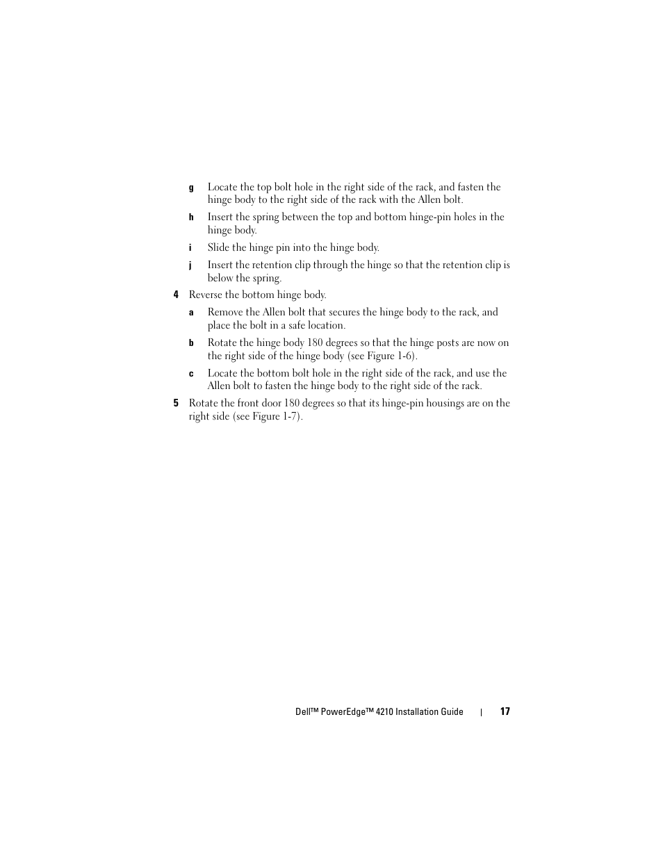 Dell PowerEdge Rack Enclosure 4210 User Manual | Page 19 / 162