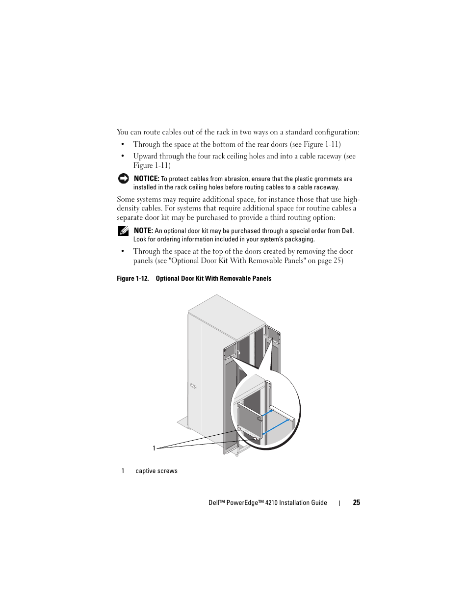 Dell PowerEdge Rack Enclosure 4210 User Manual | Page 27 / 162