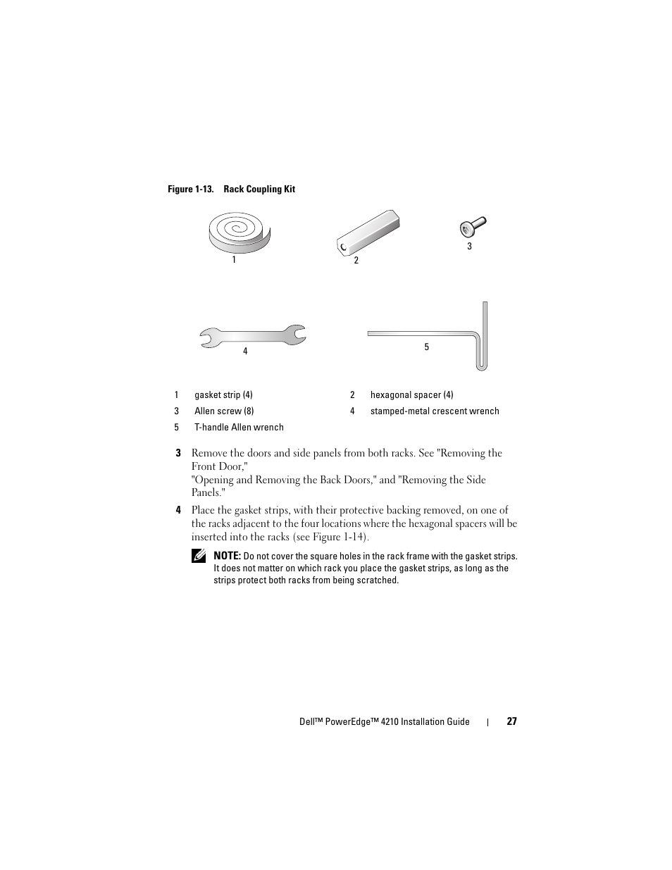Dell PowerEdge Rack Enclosure 4210 User Manual | Page 29 / 162