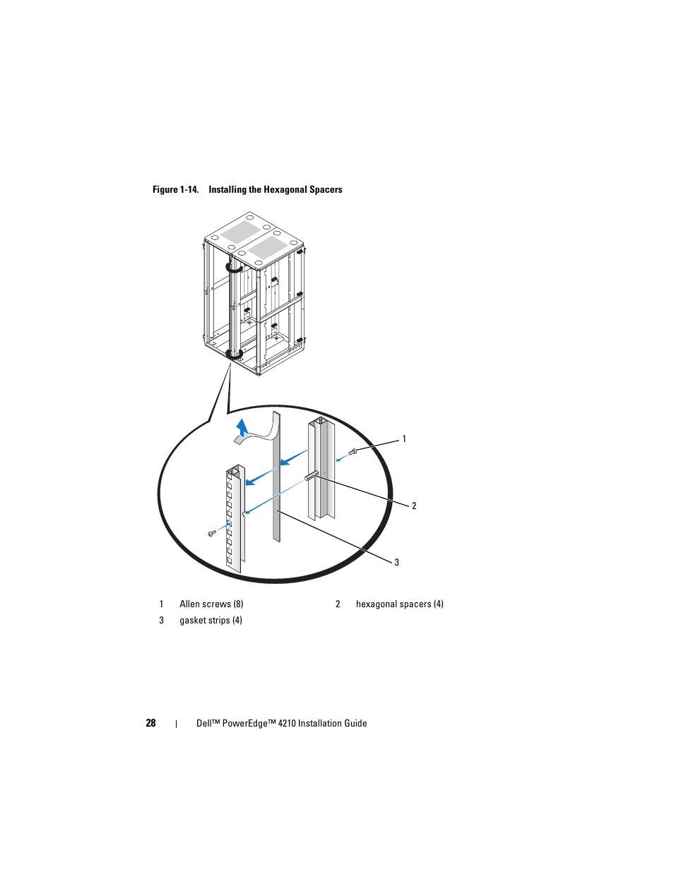Figure 1-14) | Dell PowerEdge Rack Enclosure 4210 User Manual | Page 30 / 162