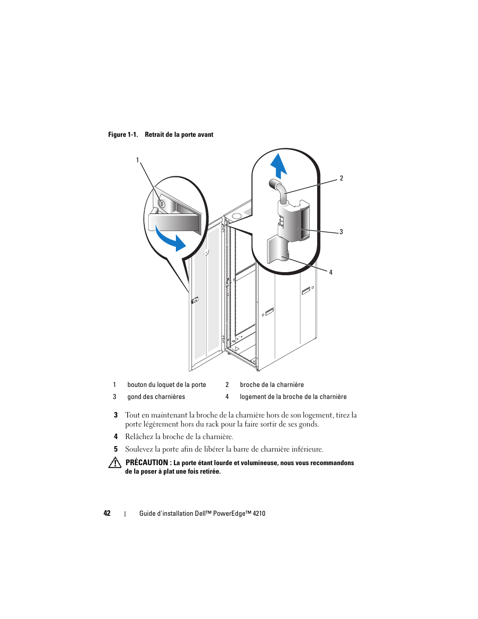 Dell PowerEdge Rack Enclosure 4210 User Manual | Page 44 / 162