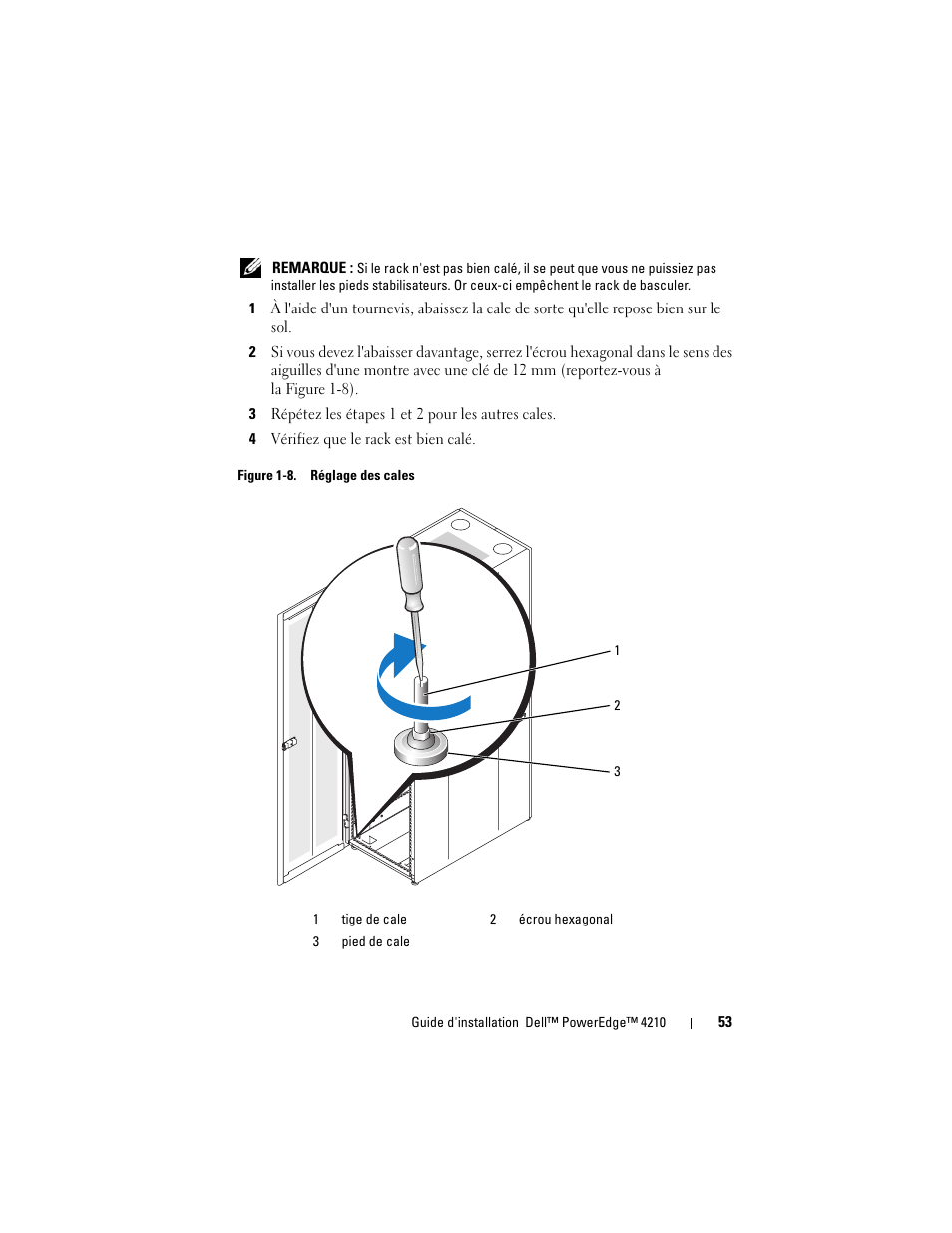 Dell PowerEdge Rack Enclosure 4210 User Manual | Page 55 / 162