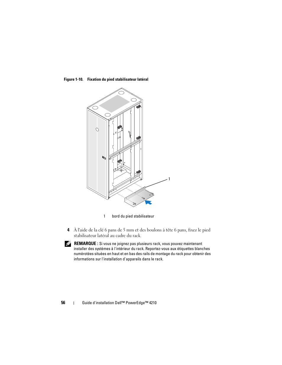 Dell PowerEdge Rack Enclosure 4210 User Manual | Page 58 / 162