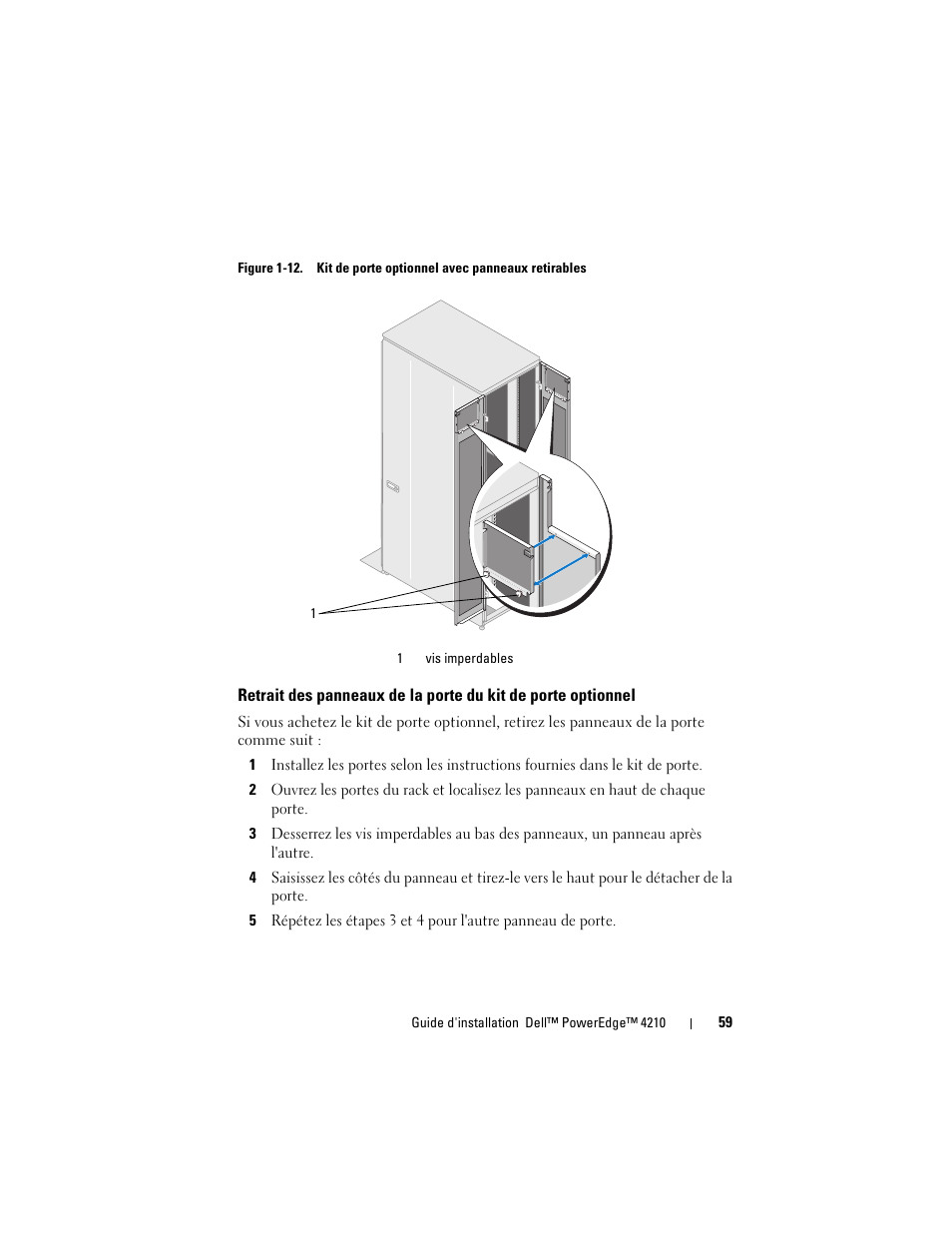 Dell PowerEdge Rack Enclosure 4210 User Manual | Page 61 / 162