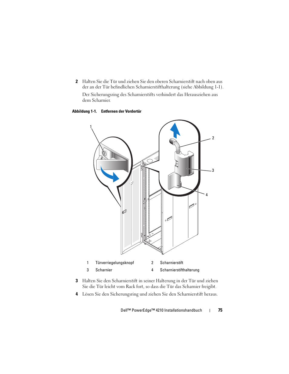 Dell PowerEdge Rack Enclosure 4210 User Manual | Page 77 / 162