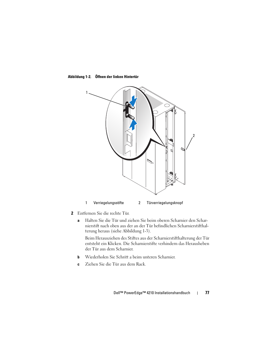Dell PowerEdge Rack Enclosure 4210 User Manual | Page 79 / 162