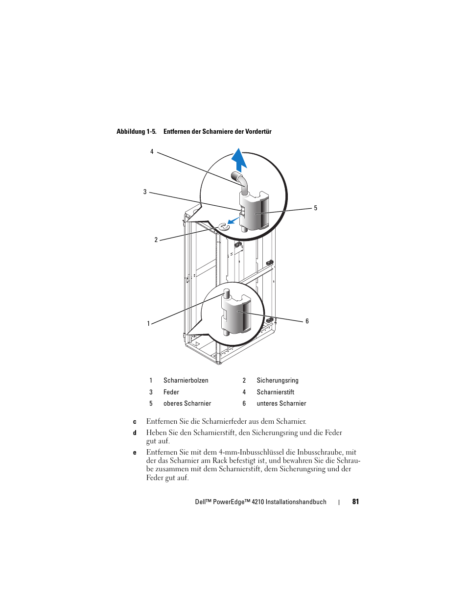 Dell PowerEdge Rack Enclosure 4210 User Manual | Page 83 / 162