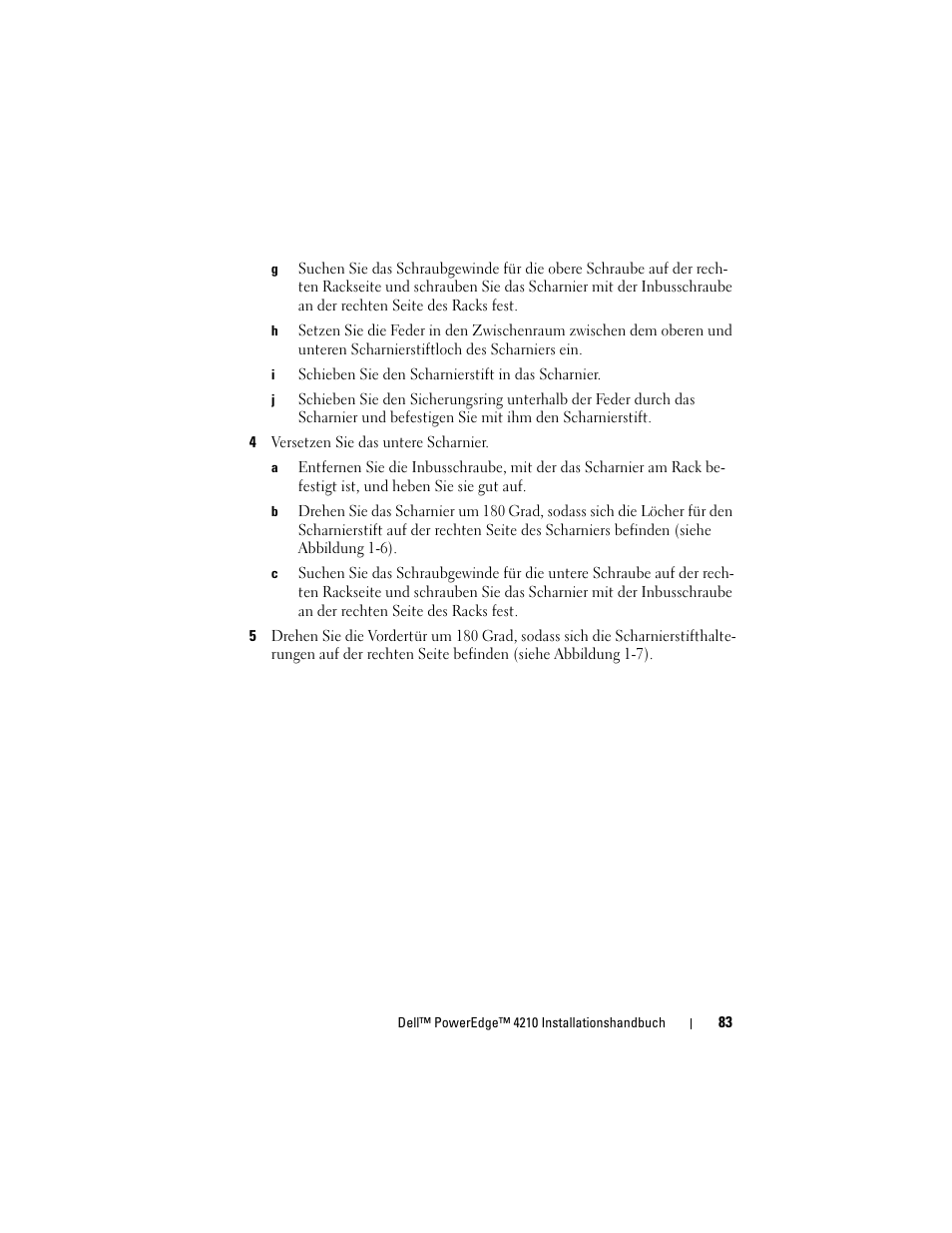 Dell PowerEdge Rack Enclosure 4210 User Manual | Page 85 / 162