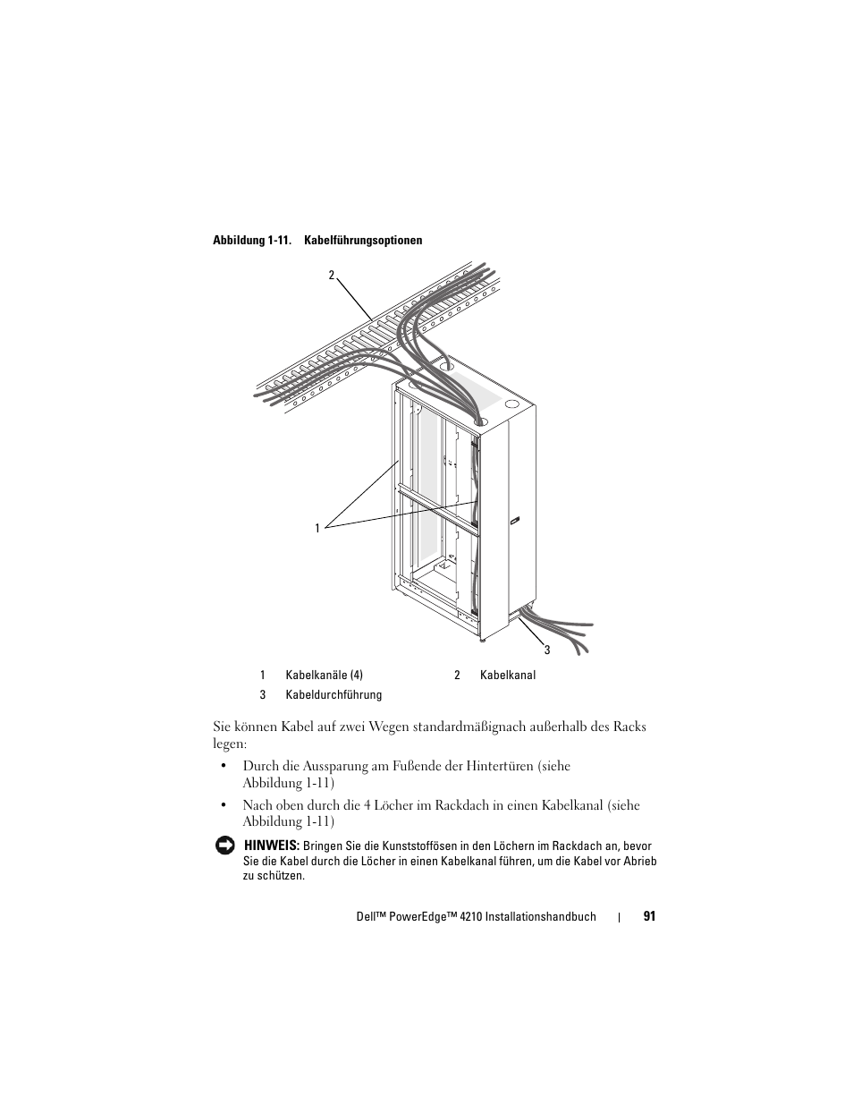 Dell PowerEdge Rack Enclosure 4210 User Manual | Page 93 / 162