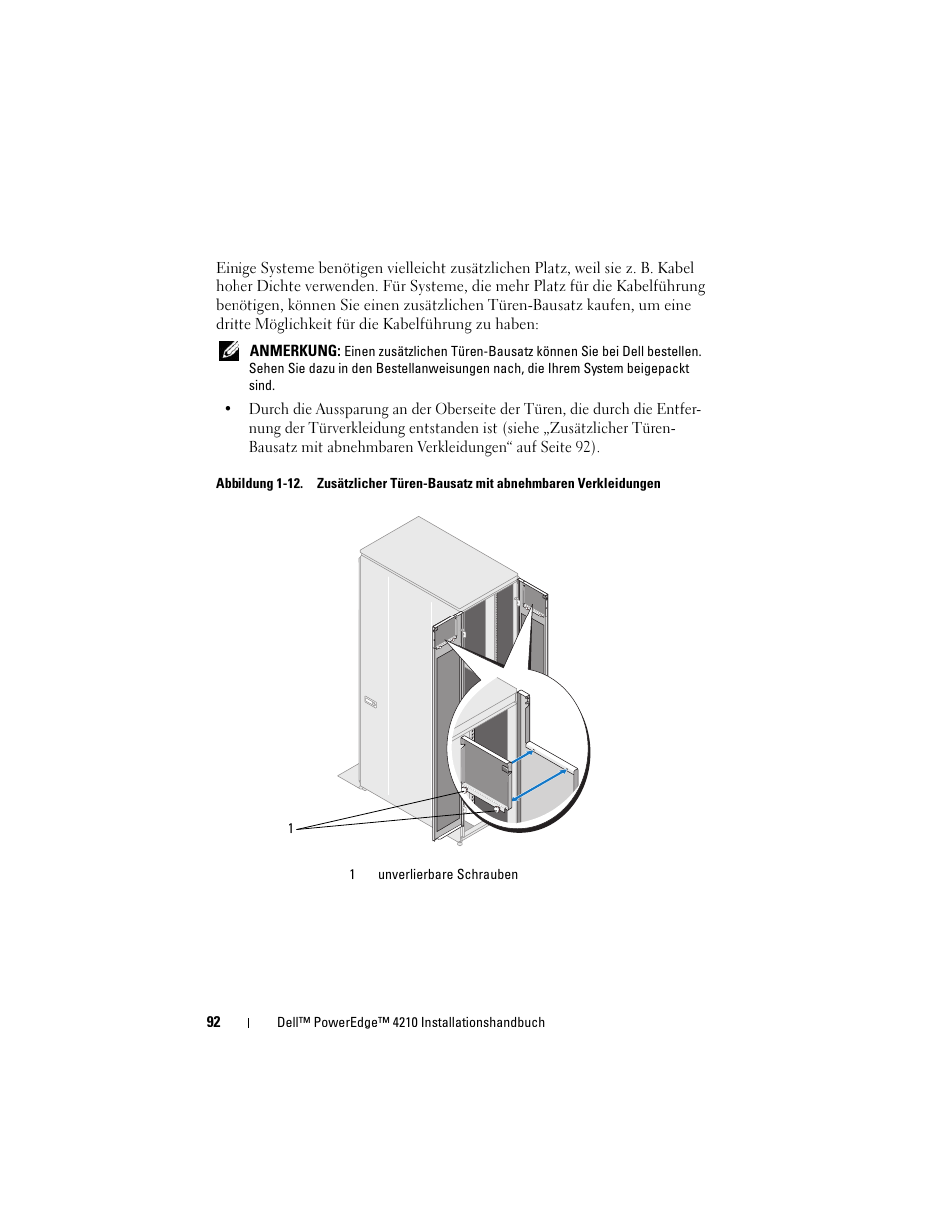 Dell PowerEdge Rack Enclosure 4210 User Manual | Page 94 / 162