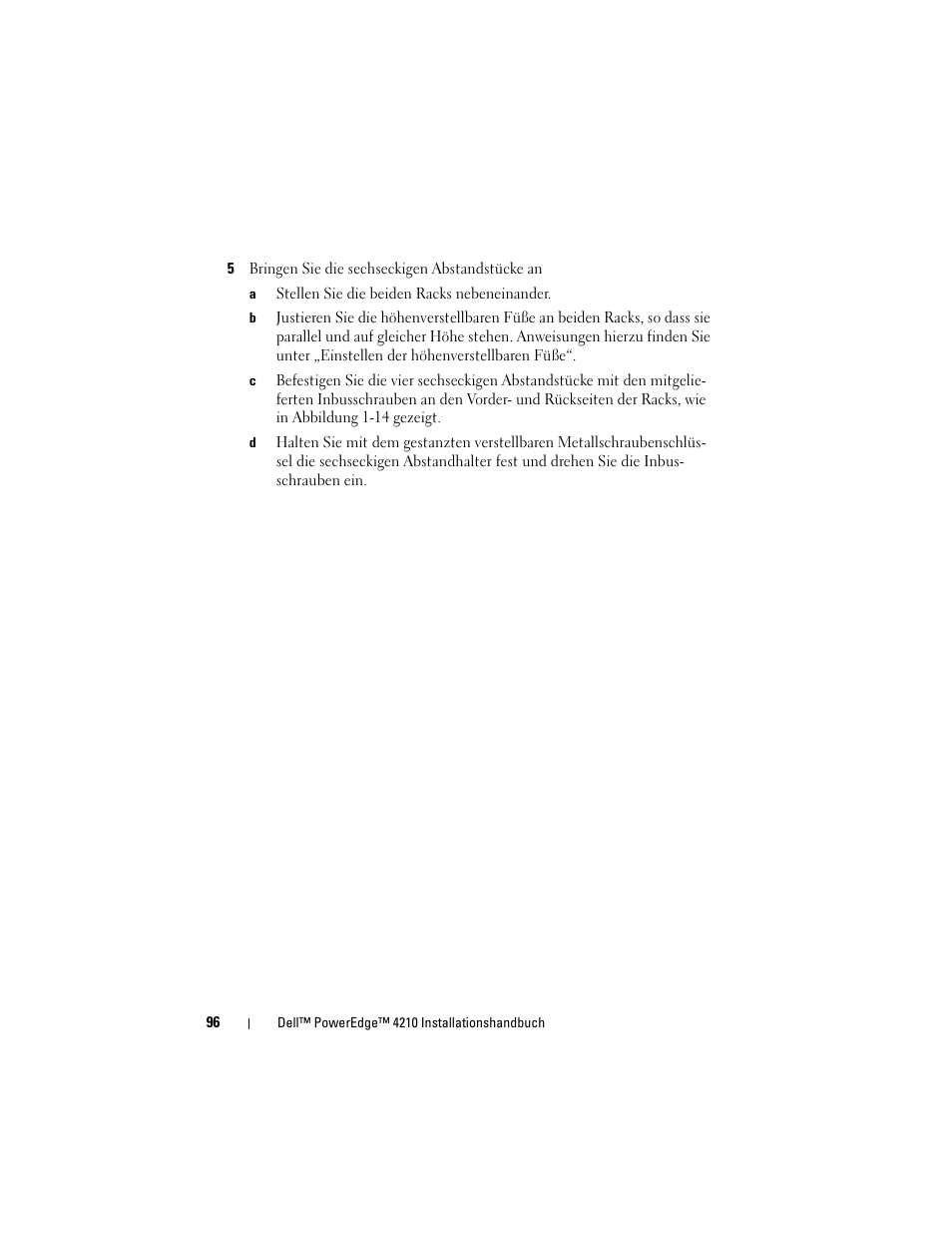 Dell PowerEdge Rack Enclosure 4210 User Manual | Page 98 / 162