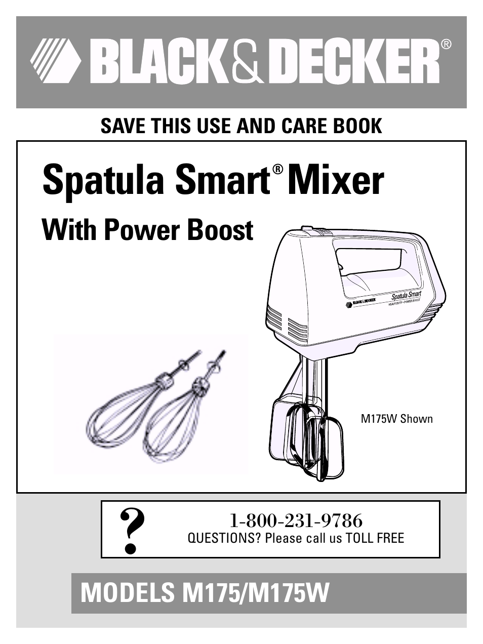 Black & Decker M175W Shown User Manual | 16 pages