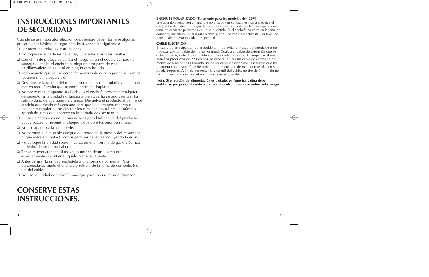 Black & Decker G49TD User Manual | Page 2 / 11