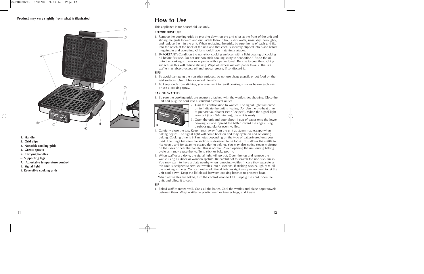 How to use | Black & Decker G49TD User Manual | Page 7 / 11