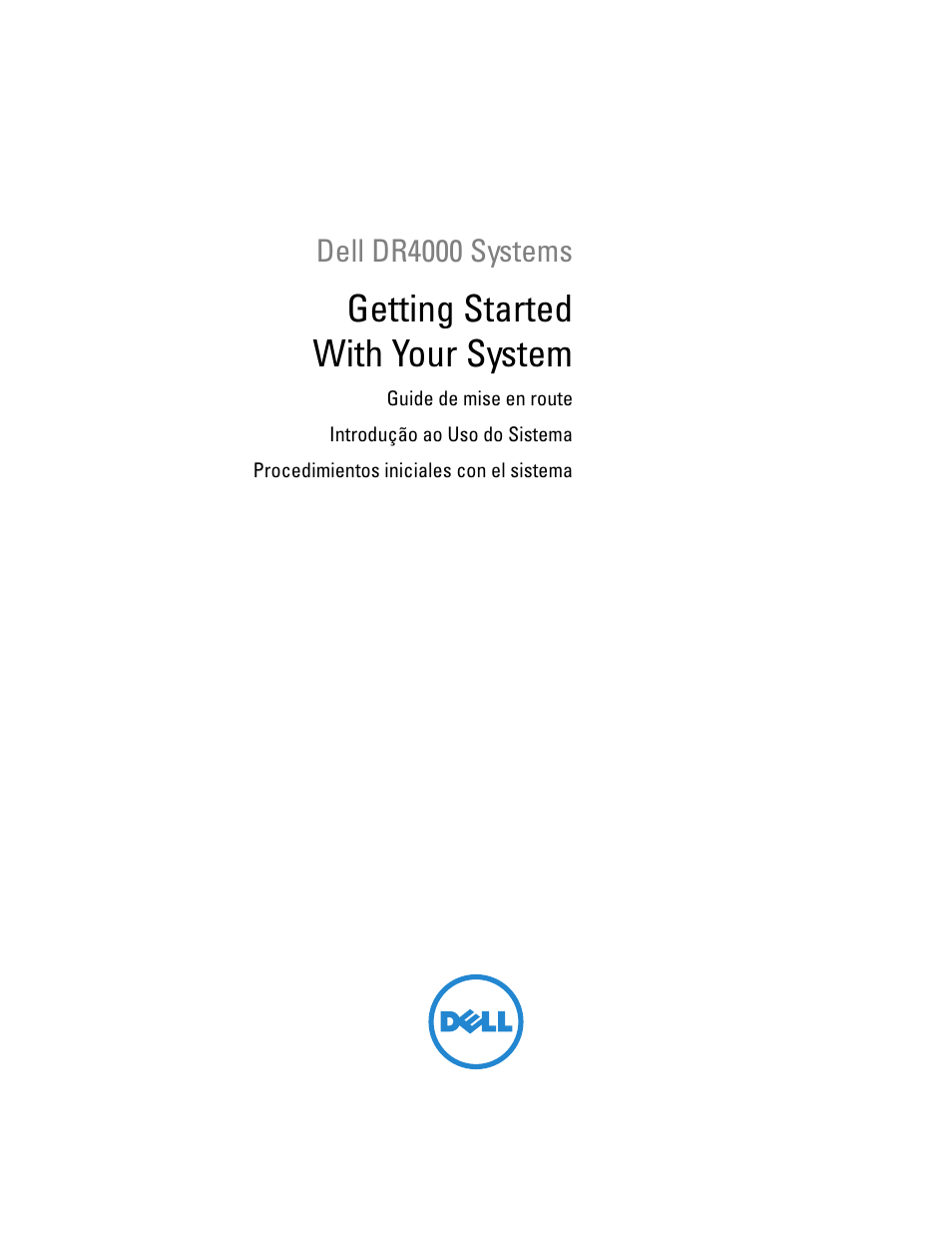 Dell DR4000 User Manual | 50 pages