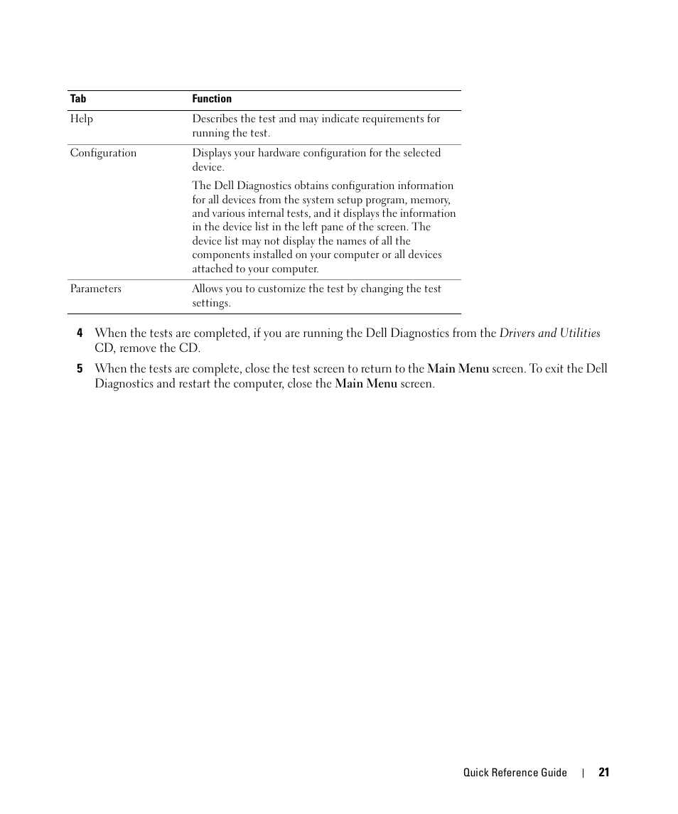 Dell Latitude D520 User Manual | Page 21 / 168