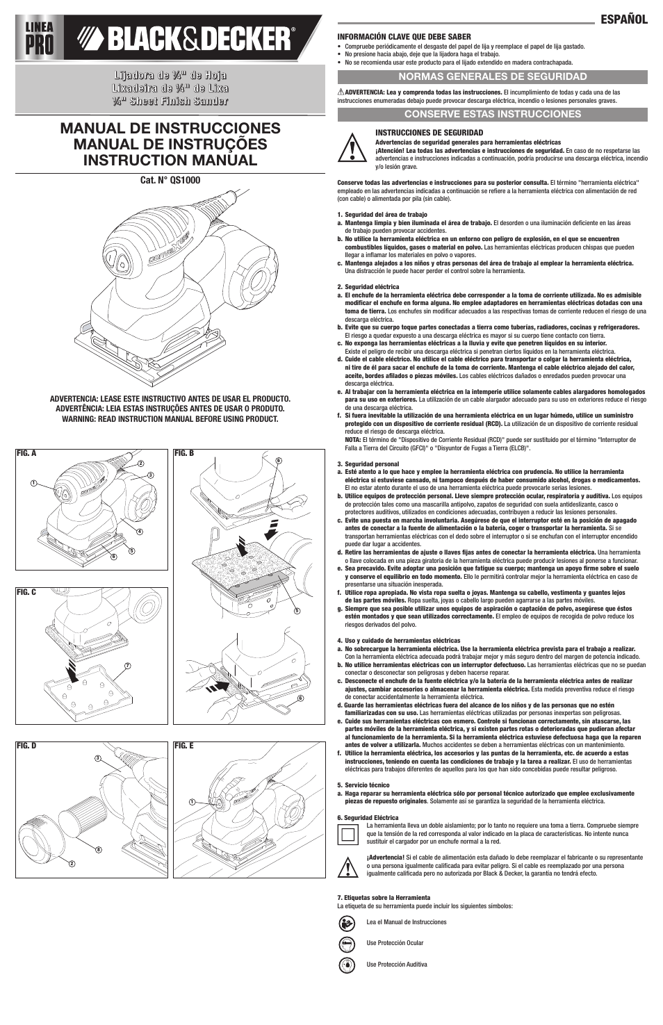 Black & Decker 90549547 User Manual | 6 pages