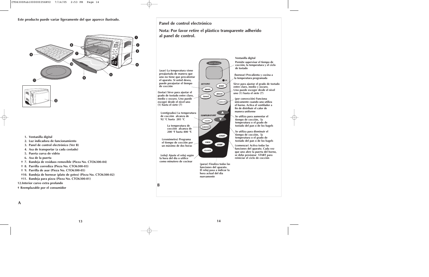 Black & Decker TO6300 Series User Manual | Page 8 / 19