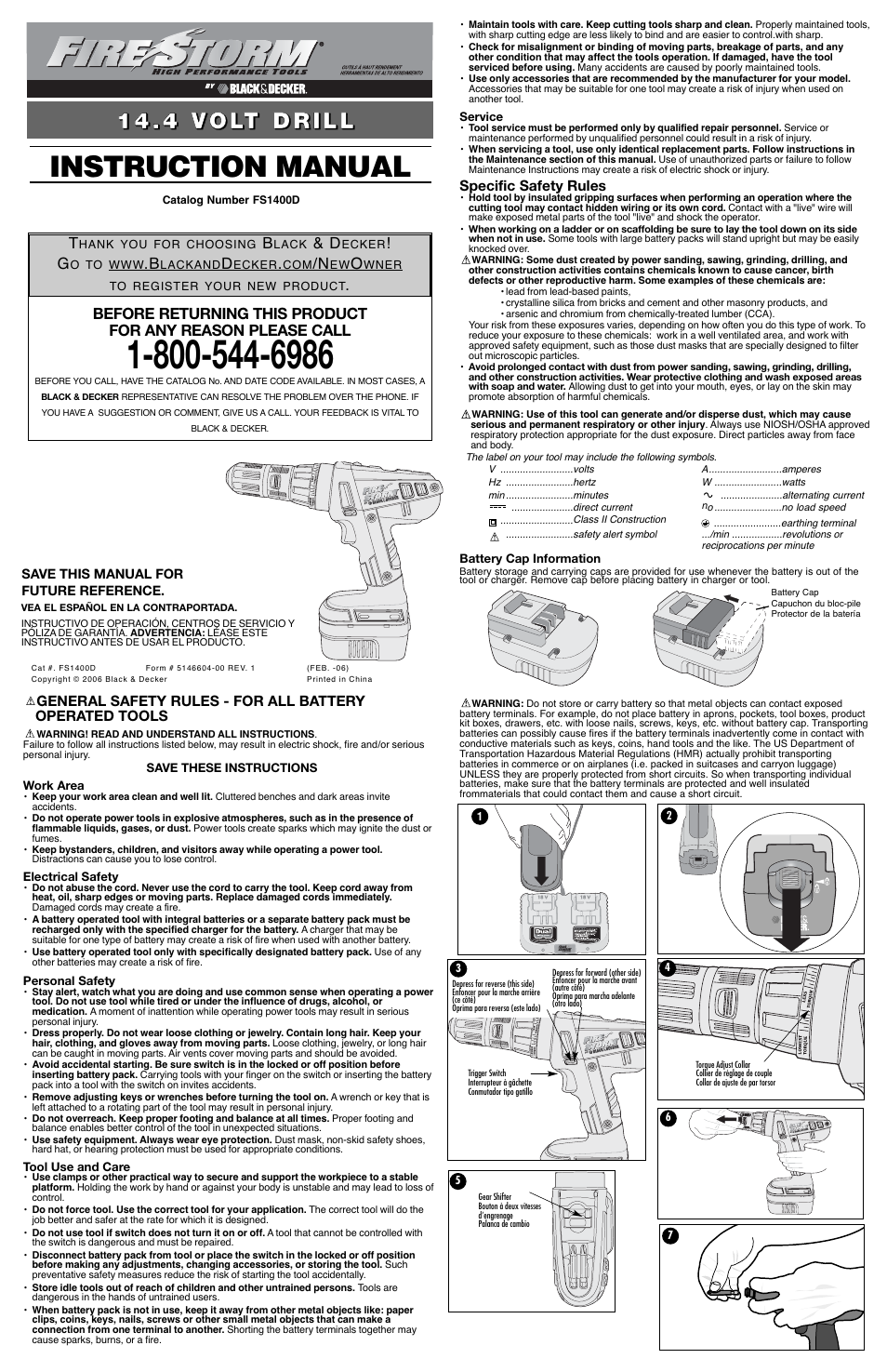 Black & Decker Fire Storm 5146604-00 User Manual | 7 pages