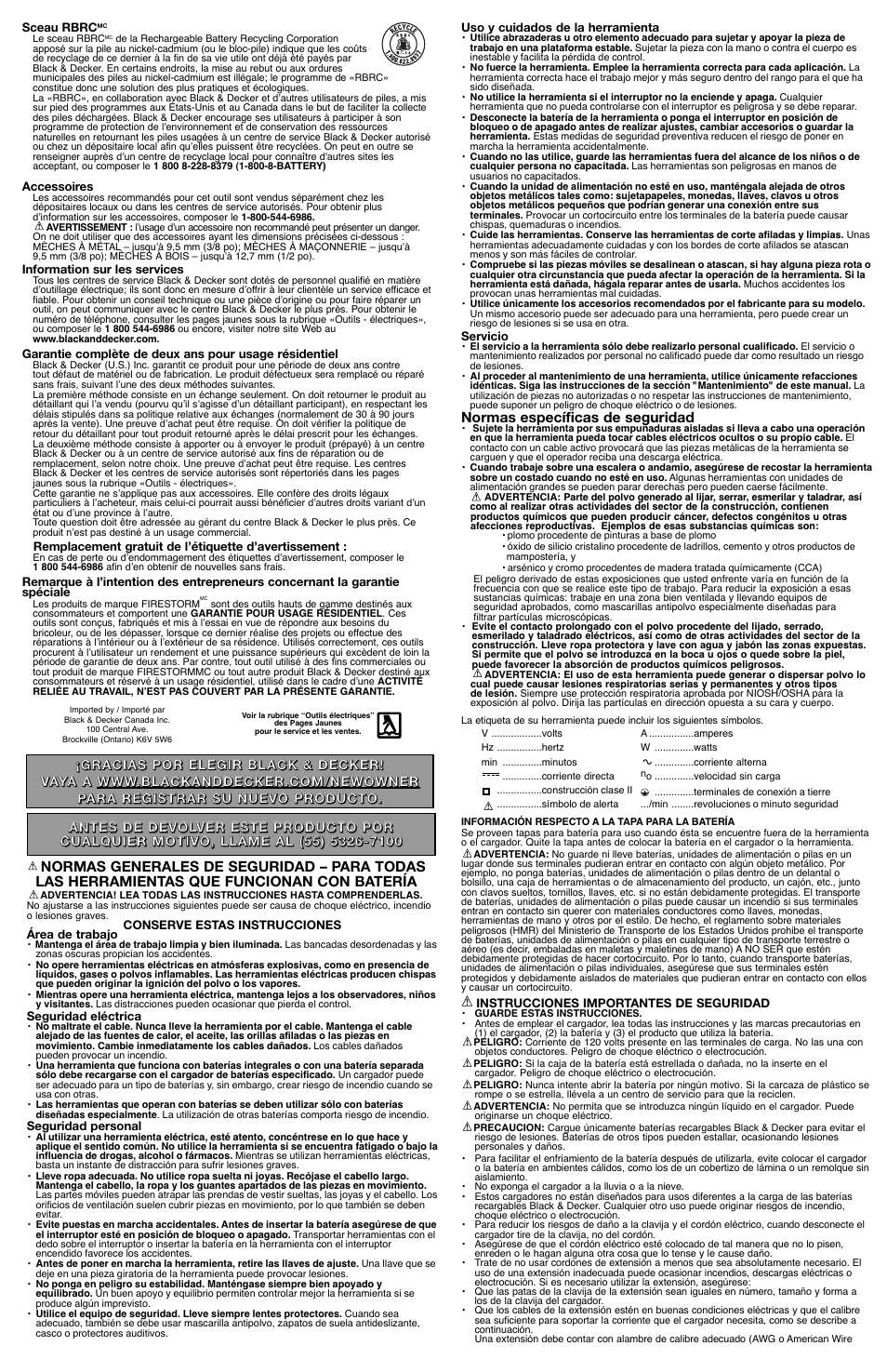 Black & Decker Fire Storm 5146604-00 User Manual | Page 5 / 7