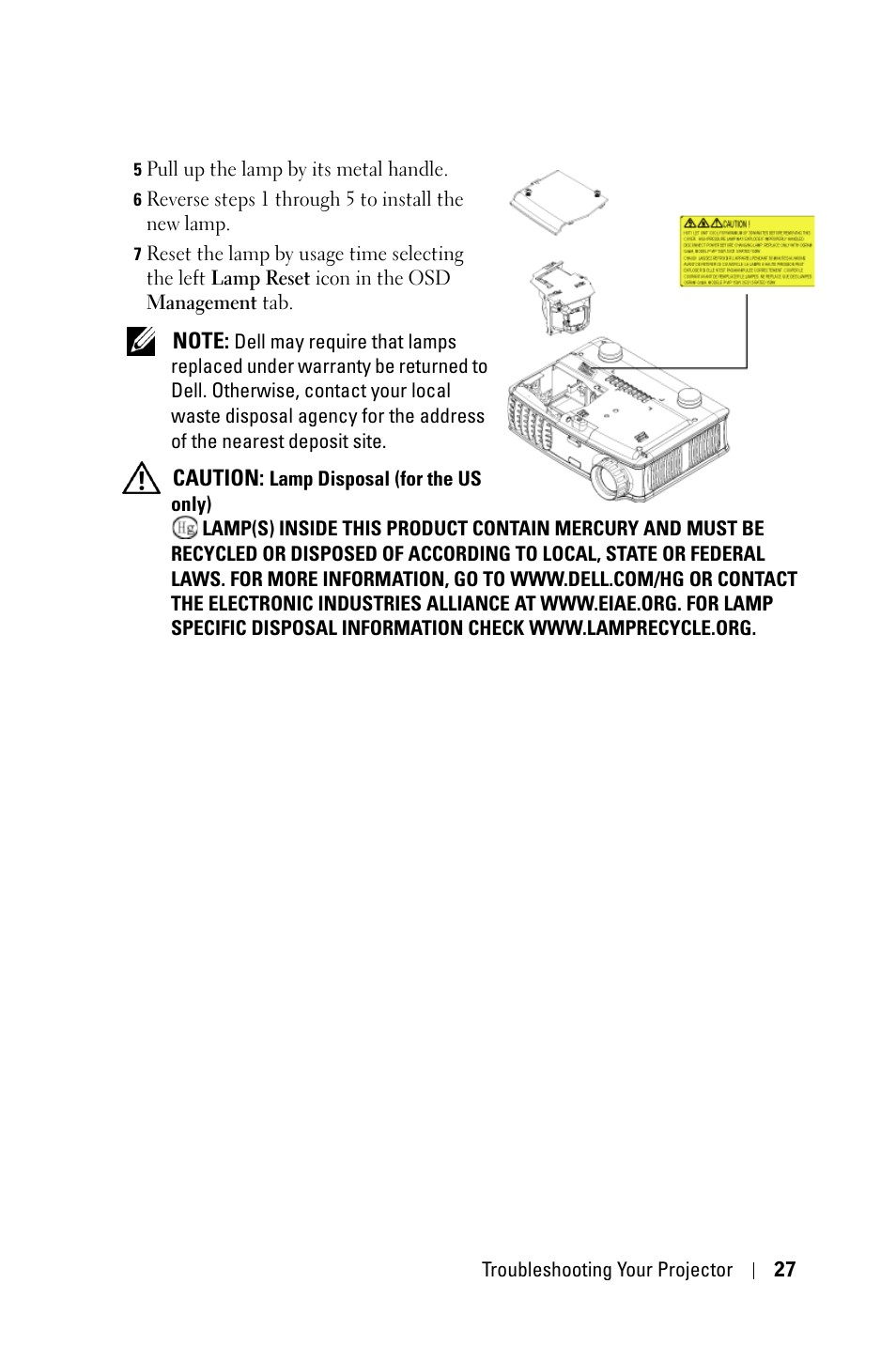 Dell 3400MP Projector User Manual | Page 27 / 570