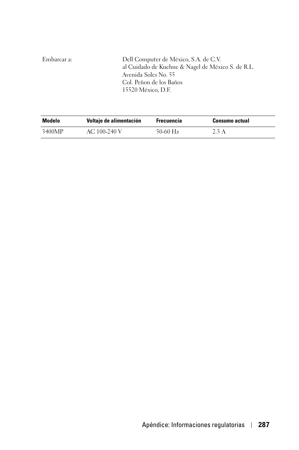 Dell 3400MP Projector User Manual | Page 287 / 570