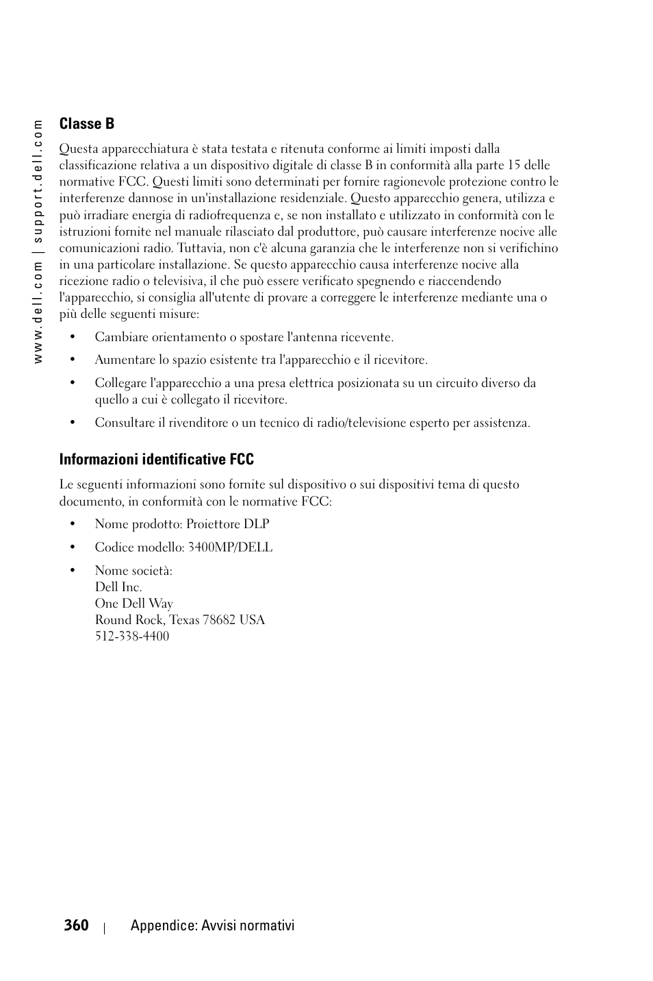 Dell 3400MP Projector User Manual | Page 360 / 570