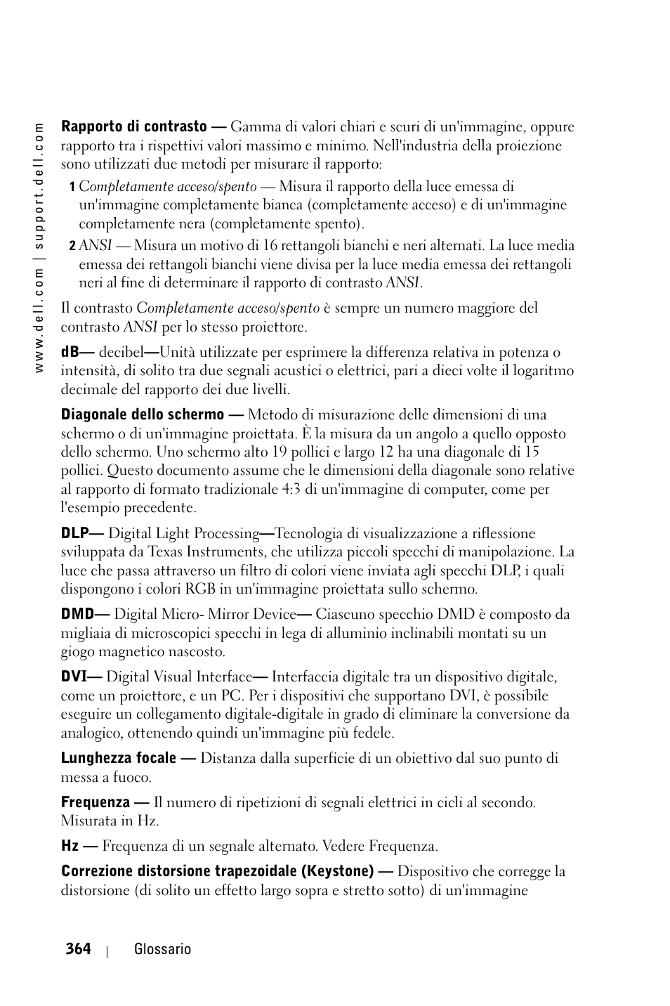 Dell 3400MP Projector User Manual | Page 364 / 570