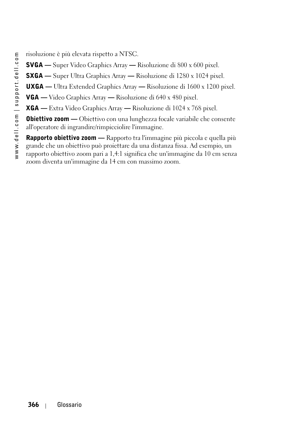 Dell 3400MP Projector User Manual | Page 366 / 570