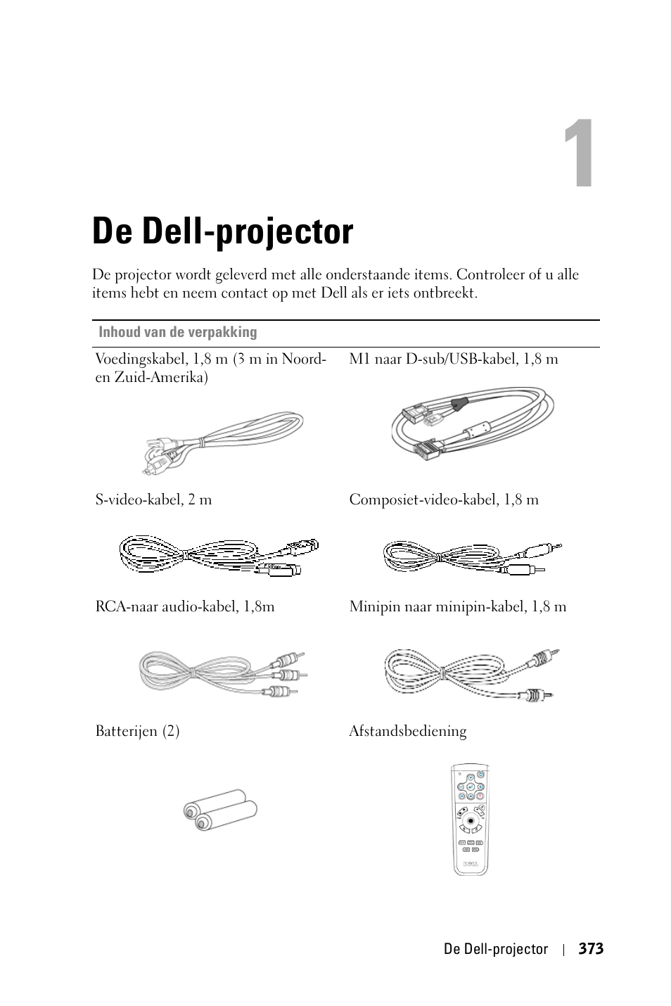 De dell-projector | Dell 3400MP Projector User Manual | Page 373 / 570