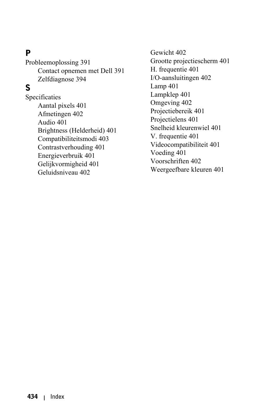 Dell 3400MP Projector User Manual | Page 434 / 570