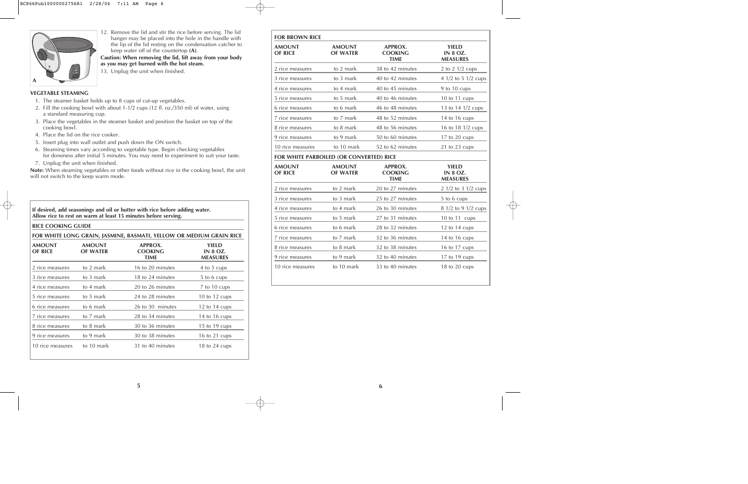 Black & Decker RC866 User Manual | Page 4 / 15