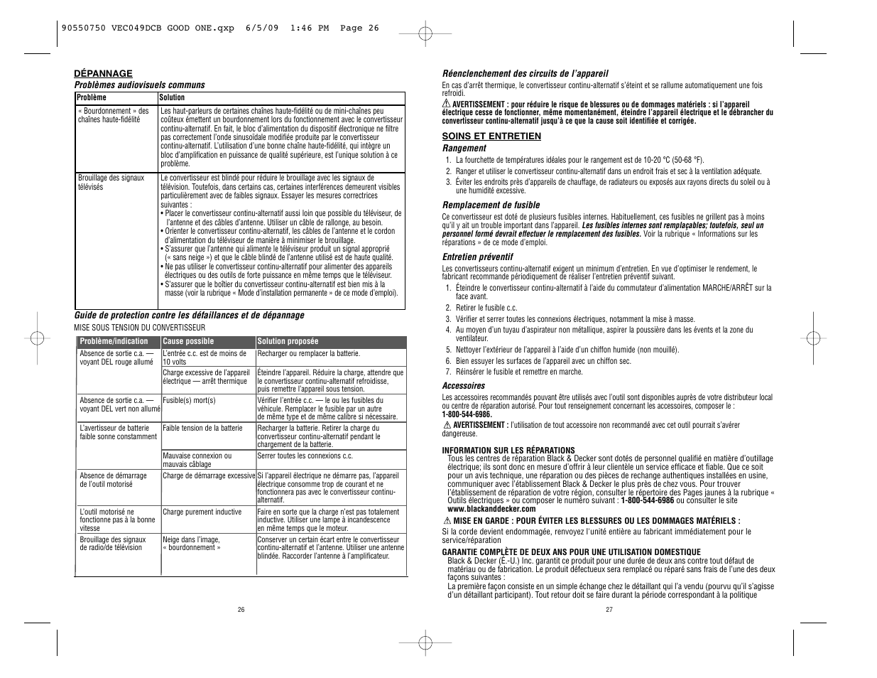 Black & Decker Marine Battery User Manual | Page 14 / 22