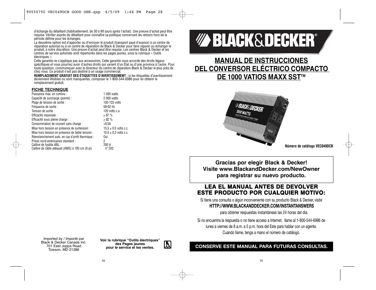 Black & Decker Marine Battery User Manual | Page 15 / 22