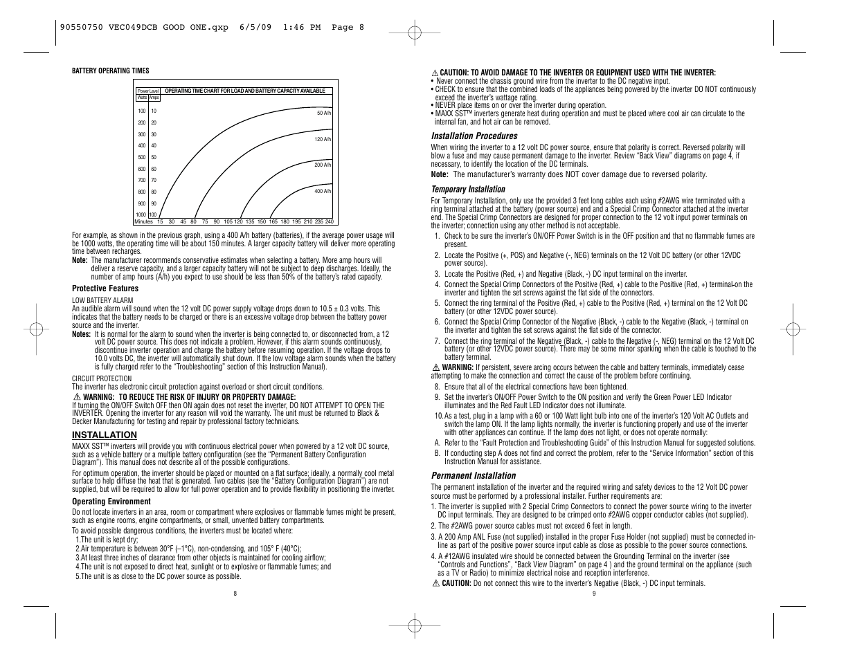 Black & Decker Marine Battery User Manual | Page 5 / 22