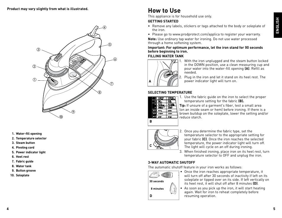 How to use | Black & Decker Classic 4-7-50S User Manual | Page 3 / 13