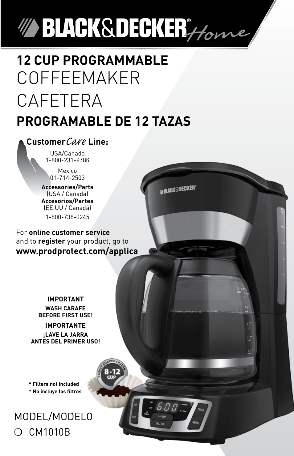 Black & Decker CM1010B User Manual | 19 pages