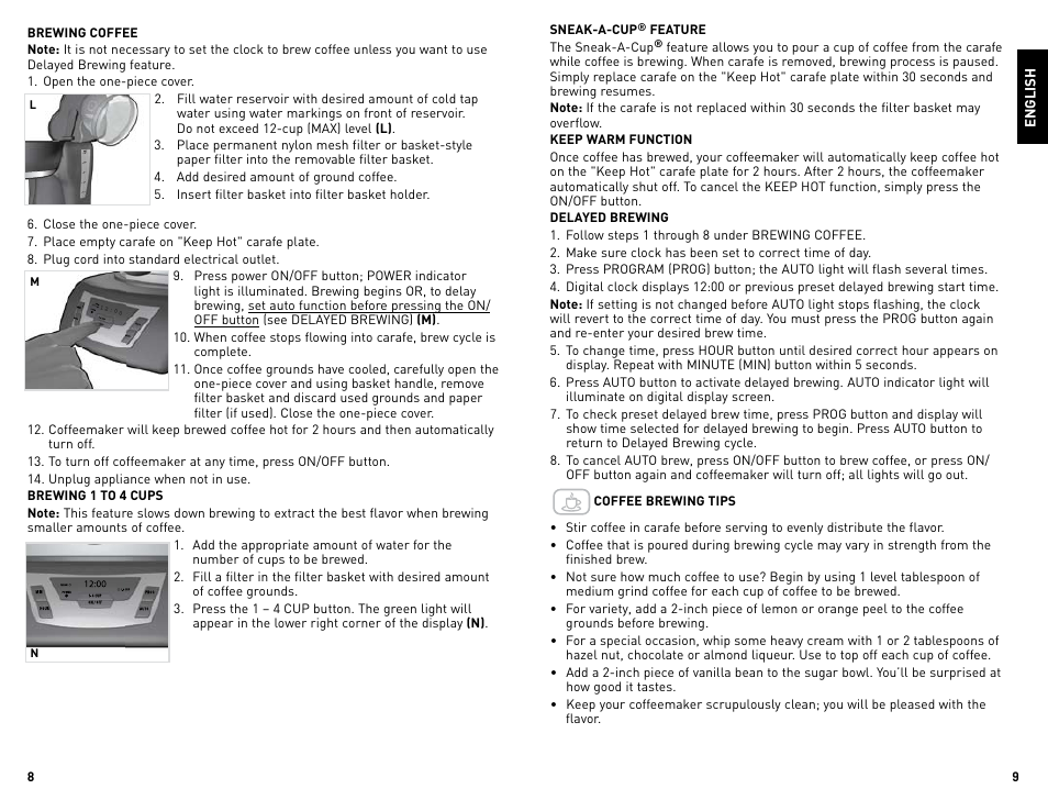 Black & Decker CM1010B User Manual | Page 5 / 19