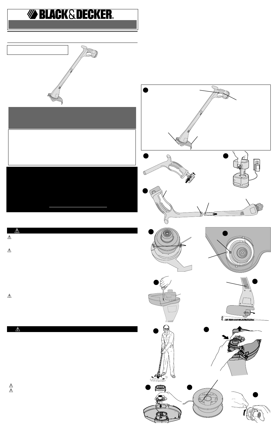 Black & Decker CST500 User Manual | 6 pages